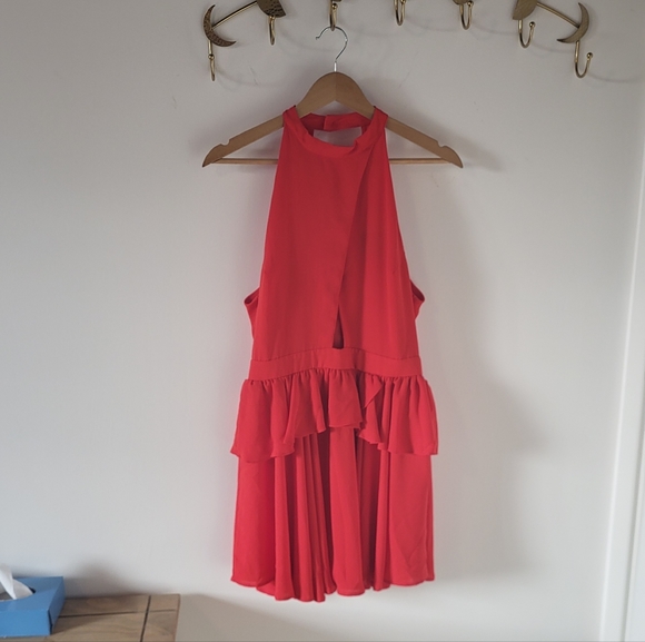 Nasty Gal Dresses & Skirts - 🌟CLOSING SALE🌟 3-4-£10 Nasty Gal Bright Red Mini Dress in Medium